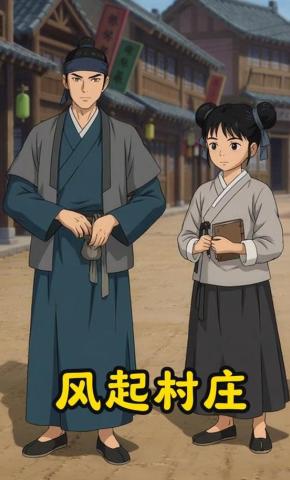 短剧《风起村庄》海报
