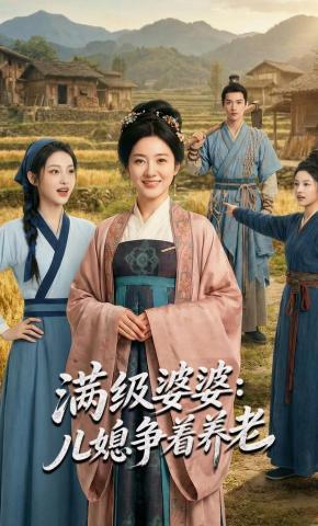 短剧《满级婆婆：儿媳争着养老》海报