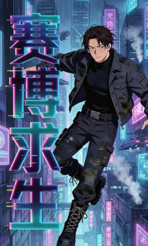 短剧《赛博求生》海报
