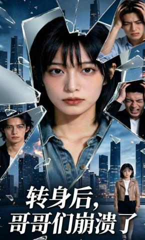 短剧《转身后，哥哥们崩溃了》海报