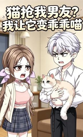 短剧《猫抢我男友？我让它变乖乖喵》海报