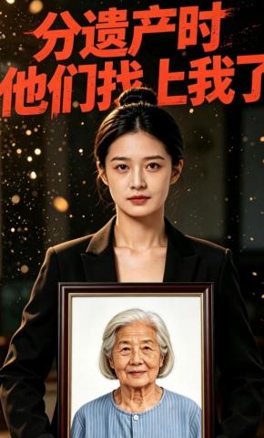 短剧《分遗产时他们找上我了》海报