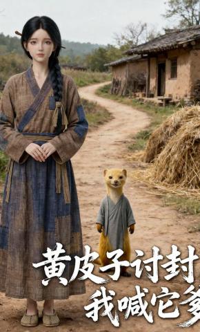 短剧《黄皮子讨封，我喊它爹》海报