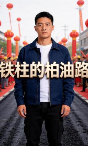 短剧《铁柱的柏油路》海报