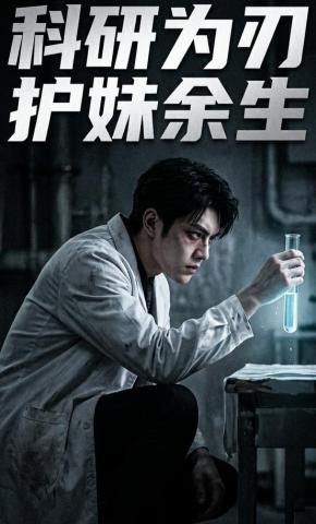 短剧《科研为刃，护妹余生》海报