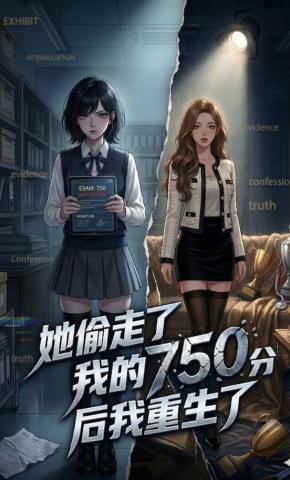 短剧《她偷走了我的750分后我重生了》海报