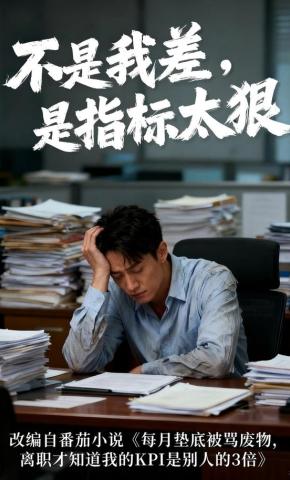 短剧《不是我差，是指标太狠》海报