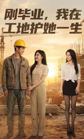 短剧《刚毕业，我在工地护她一生》海报