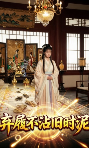 短剧《弃履不沾旧时泥》海报