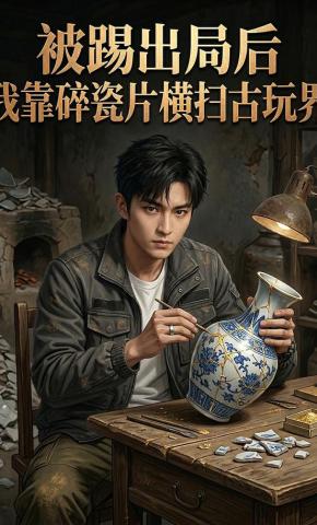 短剧《被踢出局后，我靠碎瓷片横扫古玩界》海报