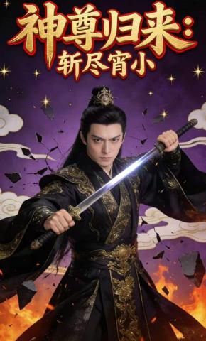 短剧《神尊归来：斩尽宵小》海报