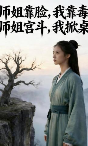 短剧《师姐靠脸，我靠毒；师姐宫斗，我掀桌》海报