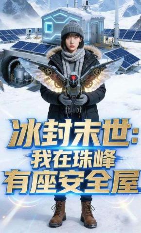 短剧《冰封末世：我在珠峰有座安全屋》海报