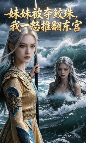 短剧《妹妹被夺鲛珠，我一怒推翻东宫》海报