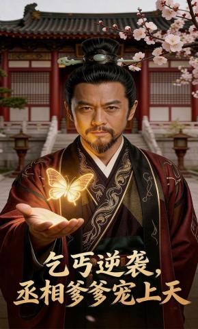 短剧《乞丐逆袭，丞相爹爹宠上天》海报