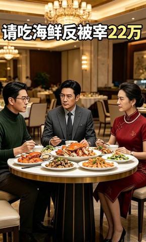 短剧《请吃海鲜反被宰22万》海报