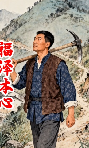 短剧《福泽本心》海报