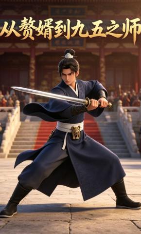 短剧《从赘婿到九五之师》海报