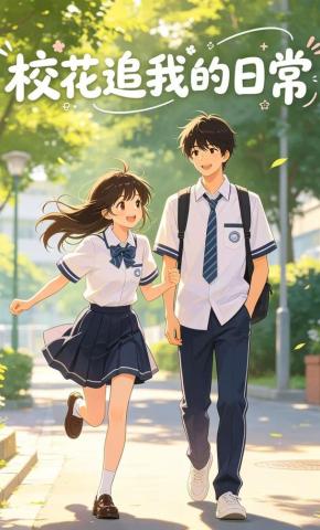 短剧《校花追我的日常》海报