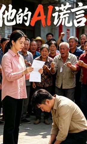 短剧《他的AI谎言》海报