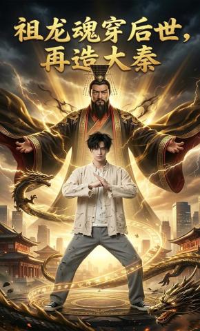 短剧《祖龙魂穿后世，再造大秦》海报