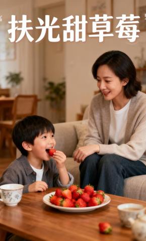 短剧《扶光甜草莓》海报