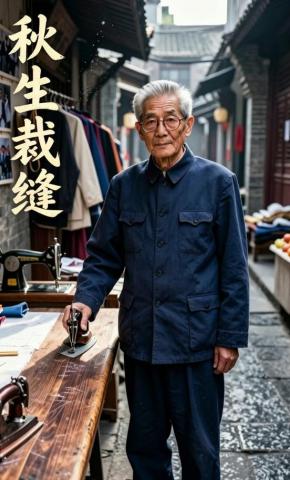 短剧《秋生裁缝》海报