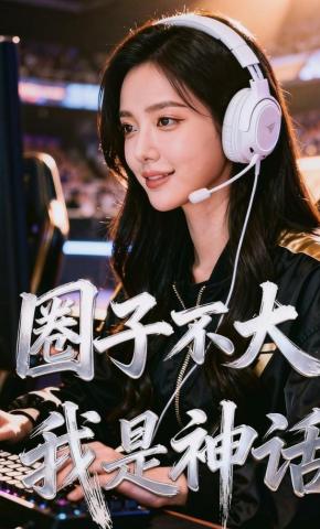 短剧《圈子不大，我是神话》海报