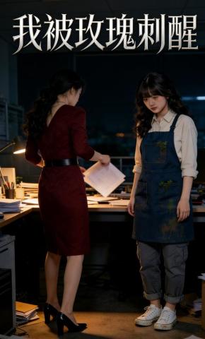 短剧《我被玫瑰刺醒》海报