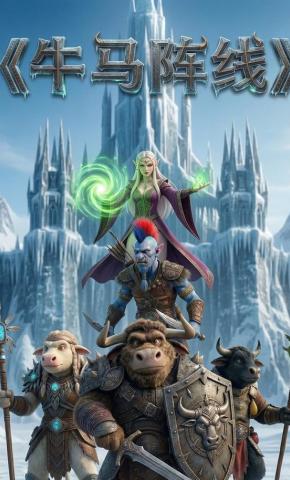 短剧《牛马阵线》海报