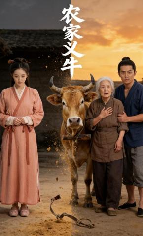 短剧《农家义牛》海报