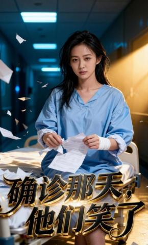 短剧《确诊那天，他们笑了》海报