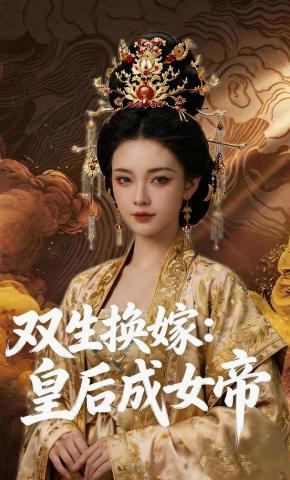 短剧《双生换嫁：皇后成女帝》海报
