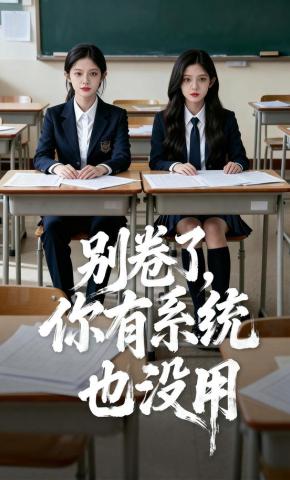 短剧《别卷了，你有系统也没用》海报