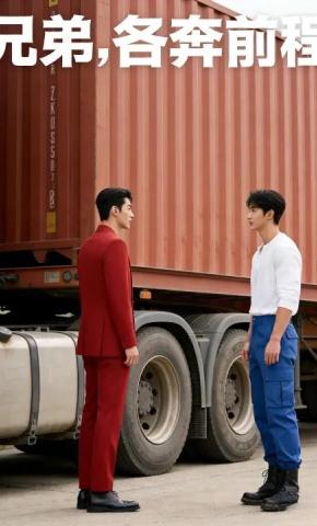短剧《兄弟，各奔前程》海报
