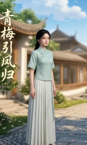 短剧《青梅引凤归》海报