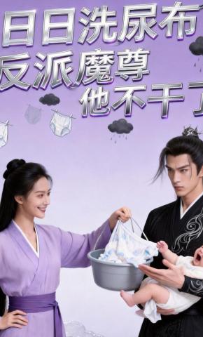 短剧《日日洗尿布反派魔尊他不干了》海报