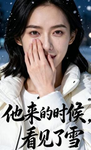 短剧《他来的时候，看见了雪》海报