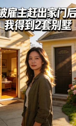 短剧《被雇主赶出家门后，我得到2套别墅》海报