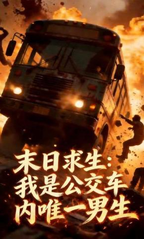 短剧《末日求生：我是公交车内唯一男生》海报