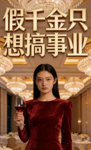 短剧《假千金只想搞事业》海报