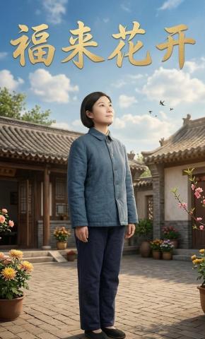 短剧《福来花开》海报