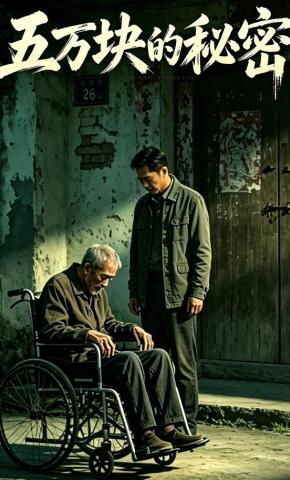 短剧《五万块的秘密》海报