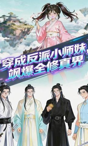 短剧《穿成反派小师妹，飒爆全修真界》海报