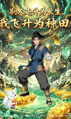 短剧《别人飞升为长生，我飞升为种田》海报