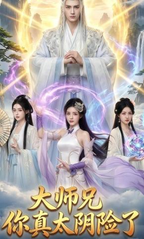 短剧《大师兄你真太阴险了》海报