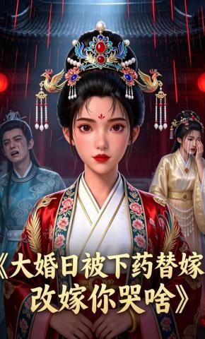 短剧《大婚日被下药替嫁，改嫁你哭啥》海报