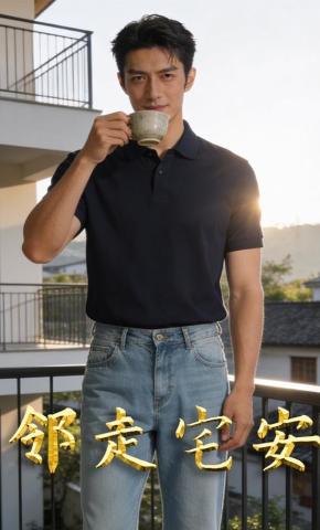 短剧《邻走宅安》海报