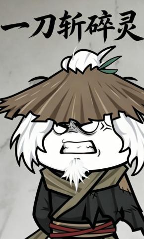 短剧《一刀斩碎灵》海报