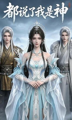 短剧《都说了我是神》海报